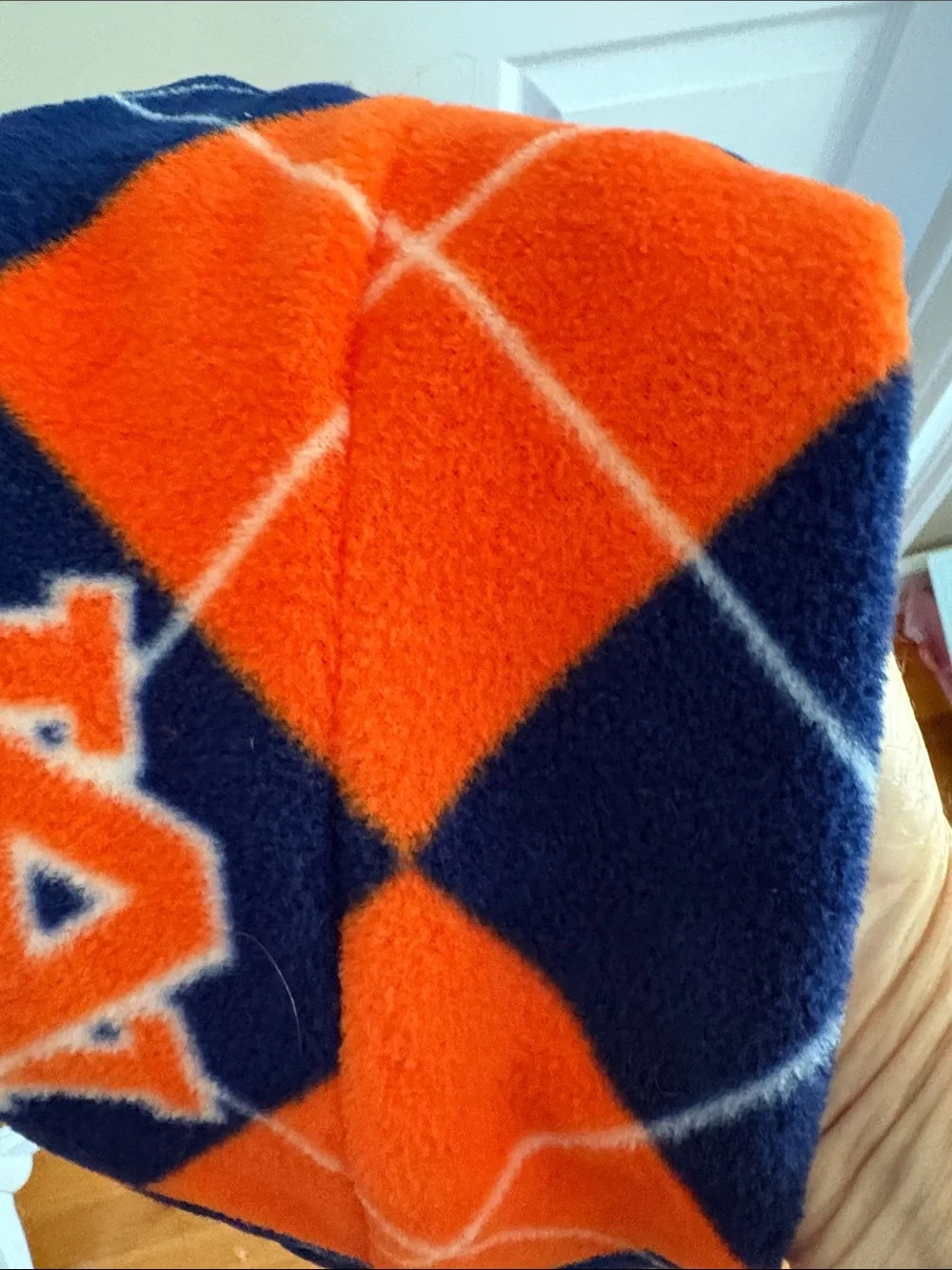 Auburn Fleece Scarf with Logo